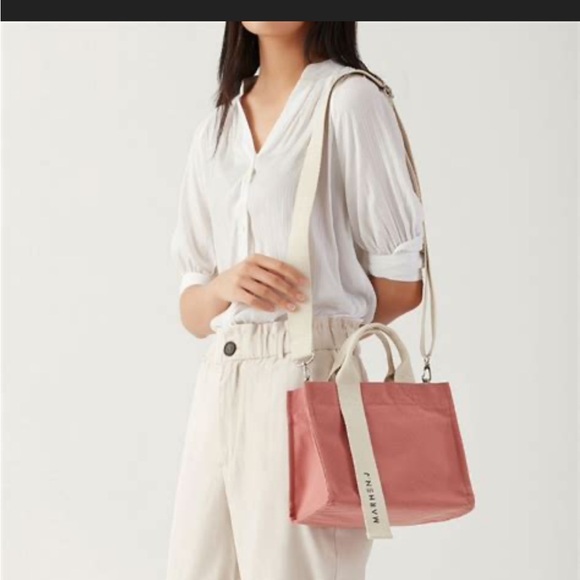 Marhen J Korean Canvas Tote Bag - Rico Comfort - Indi Pink - Picture 2 of 15